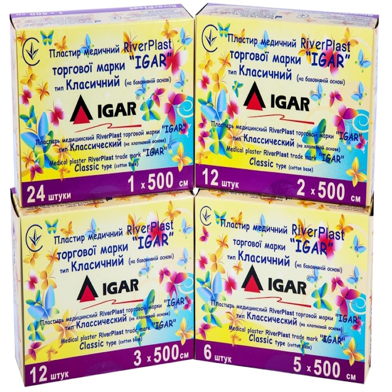 Пластир медичний RiverPlast IGAR Класичний 5 х 500 см